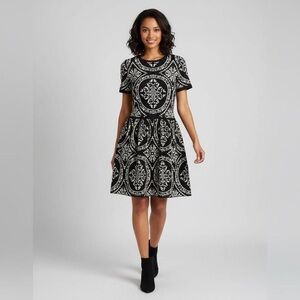 Romeo + Juliet Couture Damask Sweater Dress
